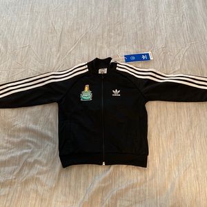 Adidas Kids, 5T, Track Jacket and Track Pants, Black